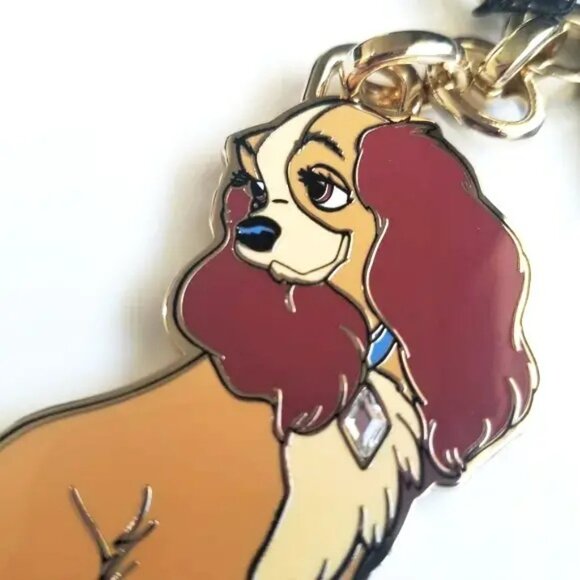 🐶DISNEY X KATE SPADE LADY from LADY & THE TRAMP KEYRING/BAG CHARM 🐕 - Picture 4 of 5